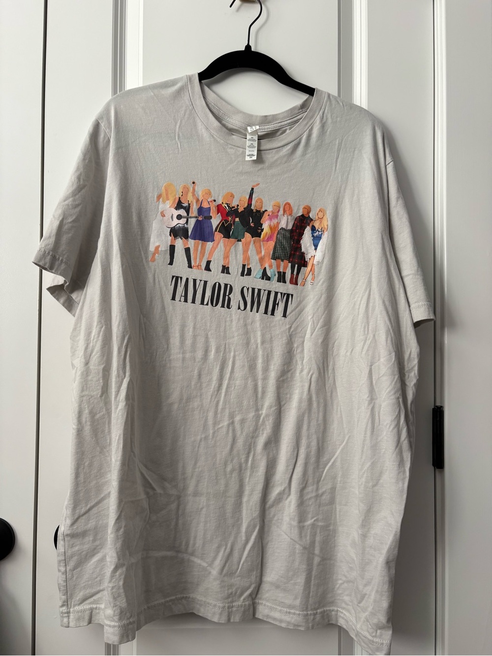 Bella Canvas Light Gray Taylor Swift Group Graphic Tee